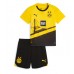 Cheap Borussia Dortmund Home Football Kit Children 2023-24 Short Sleeve (+ pants)